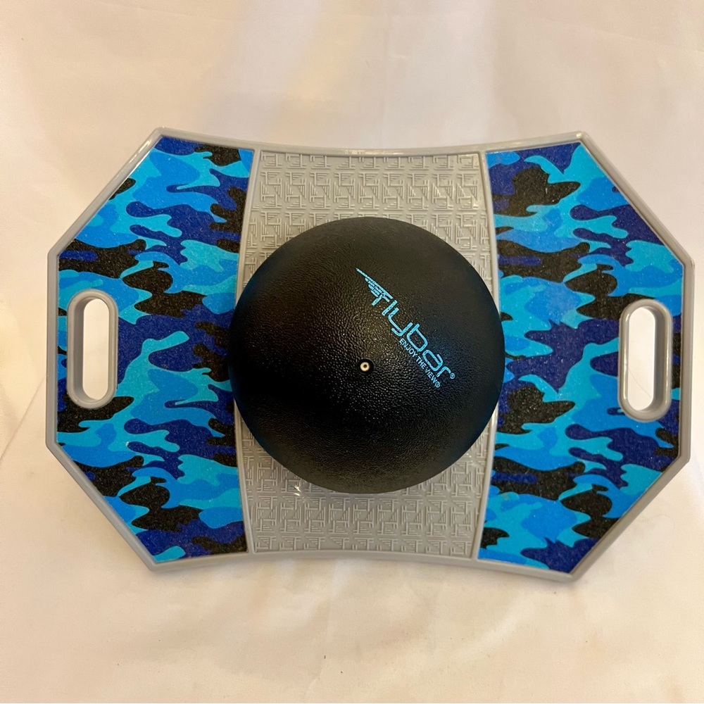 Flybar Pogo Trick Ball Dino Blue Camo Bouncing Jumping Outdoor Toy Camouflage